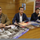 Un momento de la presentación televisiva, ayer. RAMIRO