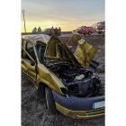 Estado en el que quedó el vehículo tras el accidente