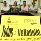 Un momento de la rueda de prensa ofrecida por Coag y Asaja  ayer en Valladolid