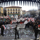 Los trabajadores llevaron a cabo protestas contra los despidos.