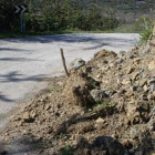 Aspecto que presenta la carretera cerca de Cabarcos y Portela.
