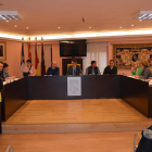Imagen del pleno celebrado ayer en Valencia de Don Juan. MEDINA
