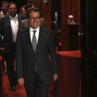 Artur Mas llega al Parlamento catalán
