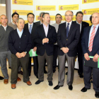Ramiro Ruiz Medrano recibió ayer a la Junta Directiva de Asaja Castilla y León.