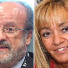León de la Riva e Isabel Carrasco.