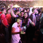 Celebración del Intro Music Festival en la plaza de Toros de Astorga.