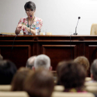 Marie-Noelle Lamy inauguró ayer el congreso de telecolaboración de León.