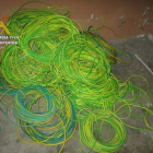 La Guardia Civil recuperó el material sustraído.