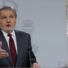 Íñigo Méndez de Vigo, ministro portavoz, ayer en la Moncloa.