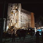 Imagen de la ciudad de Dnipro tras el bombardeo ruso de la noche. ARSEN DZODZAIEV