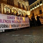 La plataforma Lunes sin sol volvió a concentrarse en Botines