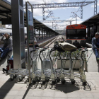 León es ahora una estación fondo de saco donde mueren las vías del tren.