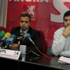 Joaquín Otero y Héctor Castresana, ayer en la exposición de preguntas que realizaron en el Pleno