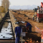 Las obras de modernización de regadíos se realizan en el Páramo