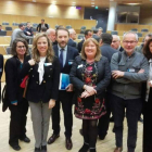 Parte de la representación española en la reunión de ayer en Estrasburgo. DL