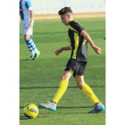 El leonés Iván Morante durante un partido con el Villarreal. DL
