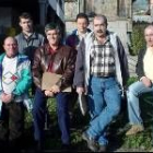 Los integrantes de la junta directiva del club de montaña, que se ha creado recientemente