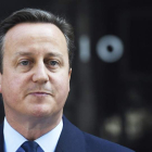 El ex primer ministro, David Cameron, a su salida de Dowing Street. WILL OLIVER