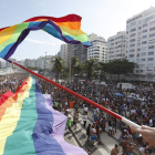 Celebración de la fiesta del orgullo LGTB en Brasil. WARNES MAYER