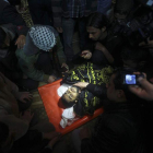 Imagen de un palestino asesinado por Israel.