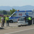 Imagen de archivo del antepenúltimo accidente mortal ocurrido este año en León.