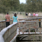 Turistas en el Parque Nacional de Las Tablas de Daimiel.