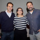 Los protagonistas de la iniciativa puesta en marcha por España Duero. SECUNDINO PÉREZ