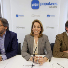 Oyarzabal, Quiroga y Alfonso Alonso.