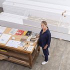 Fernanda Fragateiro presentó en Cerezales ‘Em bruto: relações comoventes’. JUAN BARAJA