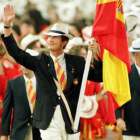 Felipe de Borbón, abanderado español en los Juegos del 92.