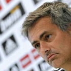 Mourinho, durante la conferencia de prensa que ofreció ayer.