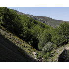 Paraje de la ruta del Faedo, en Ciñera de Gordón.