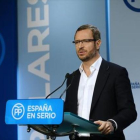 El vicesecretario de Política Social y Sectorial del PP, Javier Maroto.