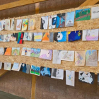 El pabellón acogió la muestra de dibujos infantiles. CAMPOS
