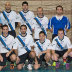 Formación del equipo del Maestros Cárnicos, a un paso del subcampeonato de la Liga Asolefusa.