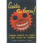 Cartel diseñado por Aníbal Tejada sobre salud bucodental