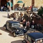 Imagen del rodaje de la película «Trece rosas»