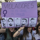 Manifestación en València contra la sentencia de La manada.