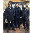 Lisandro García, Tino Rodríguez y José Manuel Fernández.