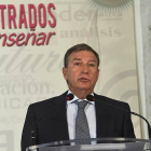 El consejero de Educación, Juan José Mateos, durante la presentación del curso escolar.