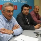 Santiago Rodríguez, en foto de archivo, junto a José Luis Ramón y Manuel Ángel Rey.