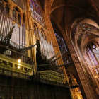 Detalle de el órgano de la catedral de León.