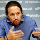 El secretario general de 'Podemos', Pablo Iglesias