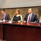 Un momento de la inauguración de las sesiones de Peñacorada. DL