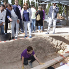 Varios representantes políticos ayer en el acto para la recuperación de la Memoria Histórica. NACHO GALLEGO