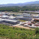 Vista general actual del polígono, con Bembibre al fondo.