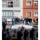 Homenaje al exconcejal socialista Isaías Carrasco. JUAN HERRERO