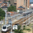 Una imagen de la salida de la estación de Ponferrada.