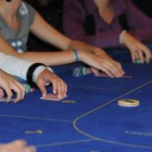 Partida de póker en el torneo femenino del casino Conde Luna.