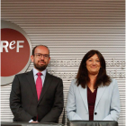 Ignacio Fernández-Huertas y Esther Gordo, ayer. EDUARDO OYANA